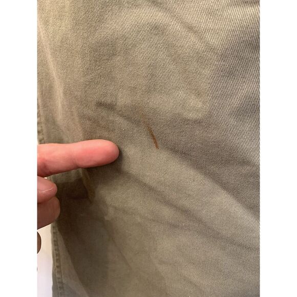 Adidas Cargo Pants Double Knee Men's XL Olive Loose Fit Wide Leg Skater Y2K 07' - Picture 11 of 16